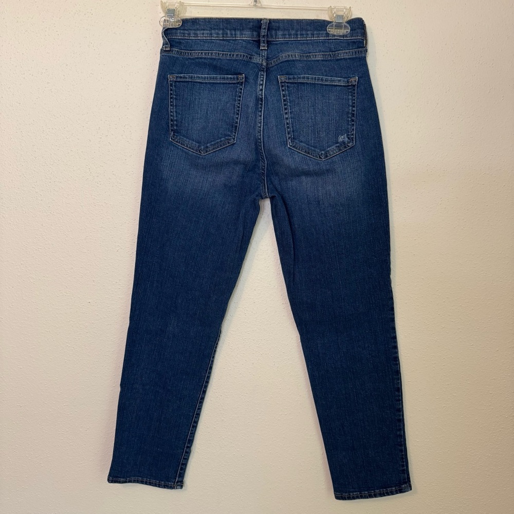Banana Republic Curvy Girlfriend Mid-Rise Blue Women's Jeans 5-Pocket Sz: 28/6 - Picture 4 of 11